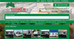 Desktop Screenshot of noelscaravans.com.au